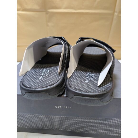 Rockport Trail Technique Men’s Black Hook & Loop Slide Sandals Size 7.5 NEW - Picture 5 of 11